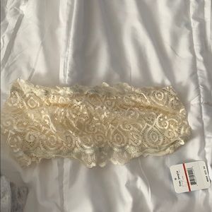 Free people off white bandeau size xs/s